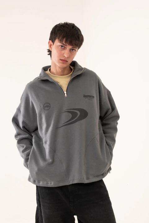 Quarter Zip gris - comprar online
