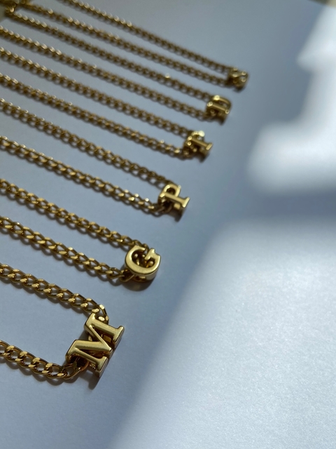 Colar de Inicial Gold