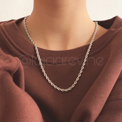 Colar Rope Silver