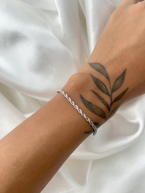 Pulseira Rope Silver