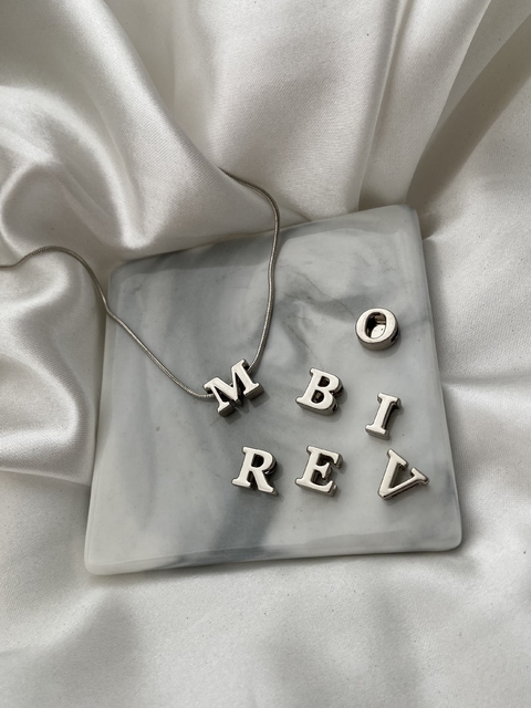 Colar Initial Silver