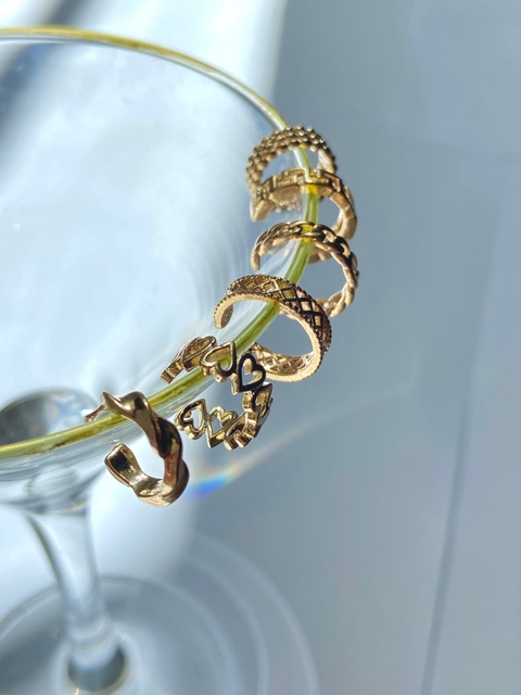Piercings Glam Gold