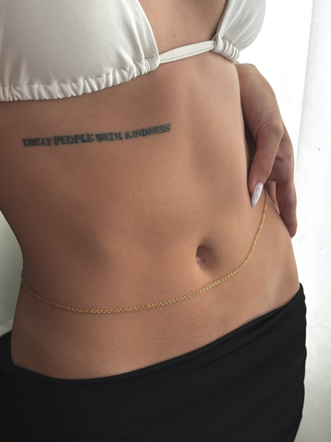 Body Chain Simple Golden