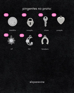 Chocker Charms Silver