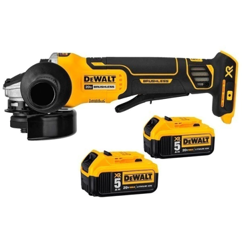 ESMERILHADEIRA ANGULAR 20V LI-ON BRUSHLESS 4 1/2 127 V DCG413P2-BR DEWALT