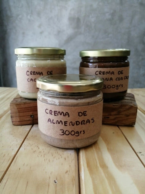 Tarro crema de almendra 300 grs