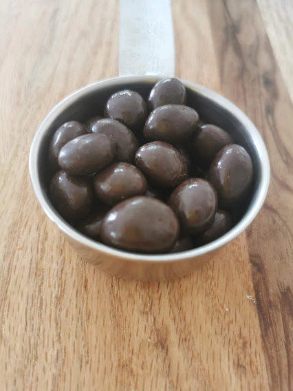 Uva pasa con chocolate sin azúcar