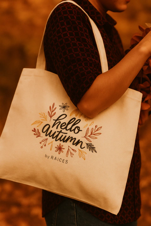Bolsa de manta hello autumn - comprar en línea