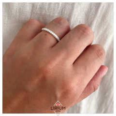 Anillo medio sin fin #A149 - Lirium.joyas