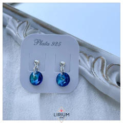 Aros cristal circulares medianos #AR133