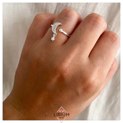 Anillo luna y estrella #A147 - comprar online