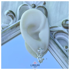 Huggies con cruz #AR149 - Lirium.joyas