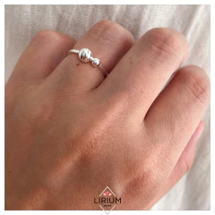 Anillo bolitas #A139 - comprar online