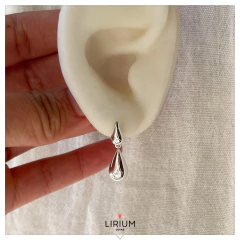 Aros colgantes gota #AR120 en internet