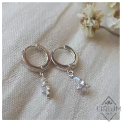 Aros Lili blancos #AR29 - comprar online