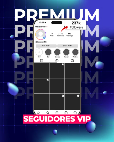 300 SEGUIDORES PREMIUM - comprar online