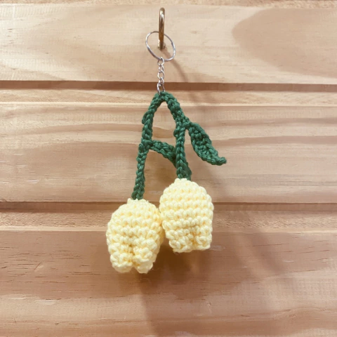 Chaveiro Amigu Tulipas - Amarela