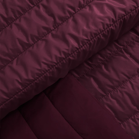 Nylon Puffer Dupla Face - Vinho