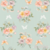Sintético Doll Estampado Floral Aquarela - Hortelã