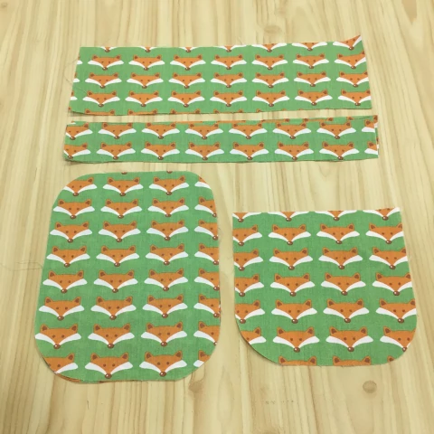 Recorte - Mini Shoulder Bag 342 - Raposa Fundo Verde