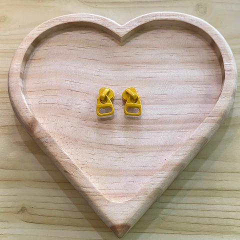 Puxador Tratorado Passa Fita - Amarelo c/2un