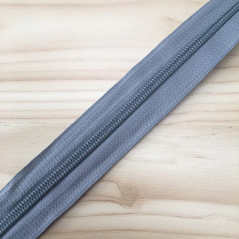 Zíper 6 - Cinza c/ 2mts