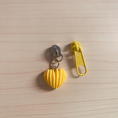 Cursor Coração Crochê (6) - Amarelo - comprar online
