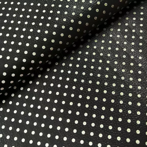 Sintético Doll Estampado - Poá Preto