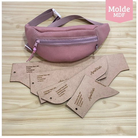Molde MDF - Pochete Teen 481