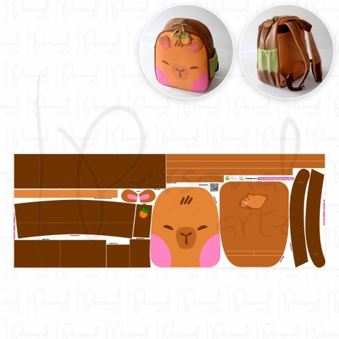 Painel Mochila Genesis - Meia Tigela - Capivara 2.0