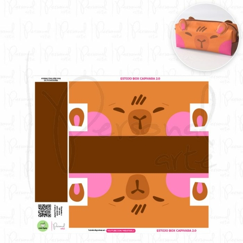 Painel Estojo - Meia Tigela - Capivara 2.0