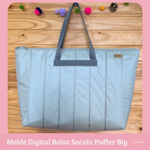 Molde - Bolsa Sacola Puffer (DIGITAL)