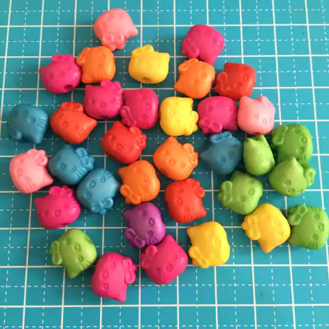 Entremeio Hello Kitty - Colorido c/10 un