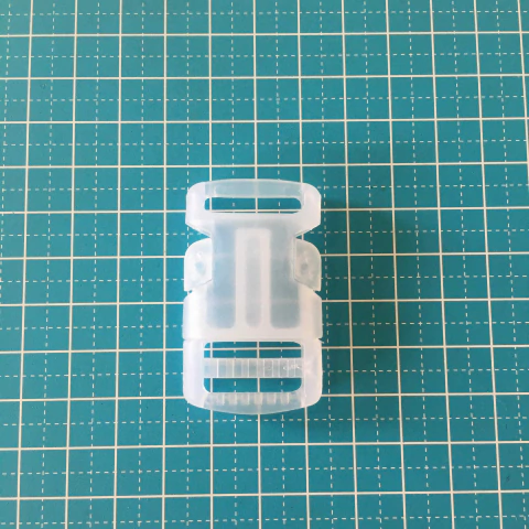 Fecho de Engate Plástico 20mm - Transparente (2un)