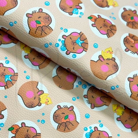 Sintético Doll Capivara 2.0 Bubble - Bege