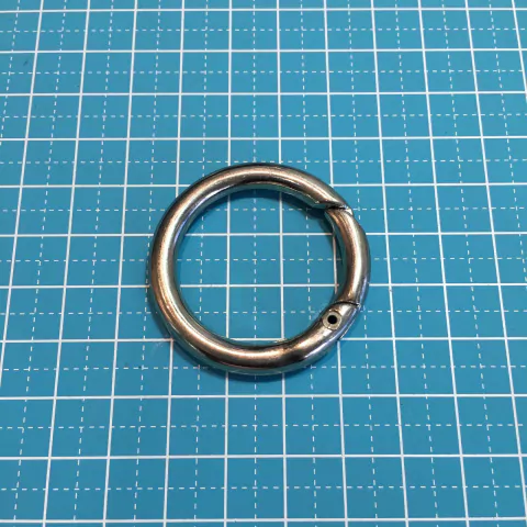 Argola Articulada 30mm - Prateada