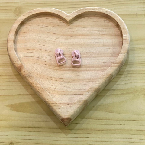 Puxador Tratorado Passa Fita - Rosa Antigo c/2