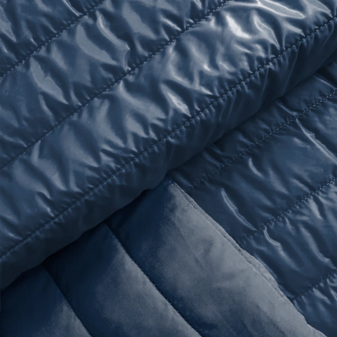 Nylon Puffer Dupla Face - Marinho