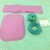 Kit p/ Costurar - Mini Shoulder Bag 342 - Silicone Lilás + Tiffany na internet