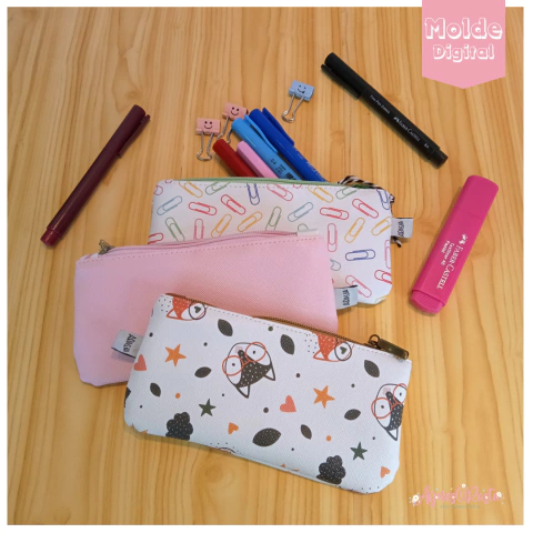 Molde Digital - Trio Estojo Bia - Grátis