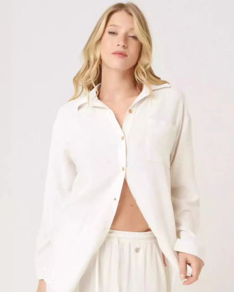 Camisa BAHIA crema - comprar online