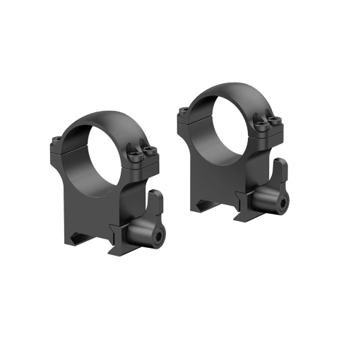 Anéis 30mm Aço p/ Picatinny/Weaver 21mm Ajuste Rápido - Vector Optics (perfil médio) XASR-SQ12