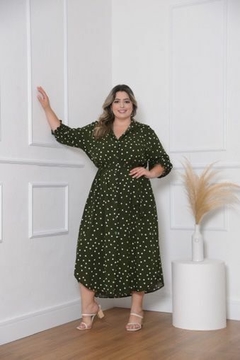 CHEMISE LUCIANA PLUS SIZE ESTAMPADO