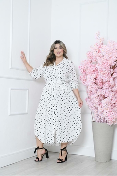 Imagem do CHEMISE LUCIANA PLUS SIZE ESTAMPADO