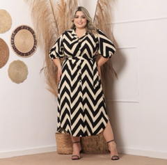Imagem do CHEMISE LUCIANA PLUS SIZE ESTAMPADO