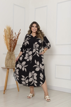 CHEMISE LUCIANA PLUS SIZE ESTAMPADO
