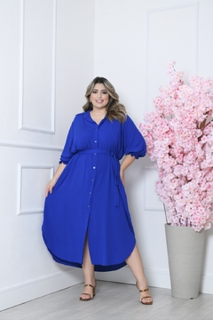 CHEMISE LUCIANA PLUS SIZE CORES LISAS na internet