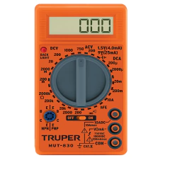 Tester Multimetro Amperimetro Digital Truper Um