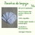 Kit paninhos de higiene do bebe para fraldas ecológicas
