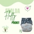 Fralda Eco Fluffy de bolso Chique Baby